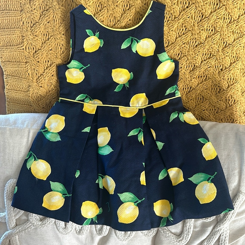 NWT Janie & Jack lemon print dress